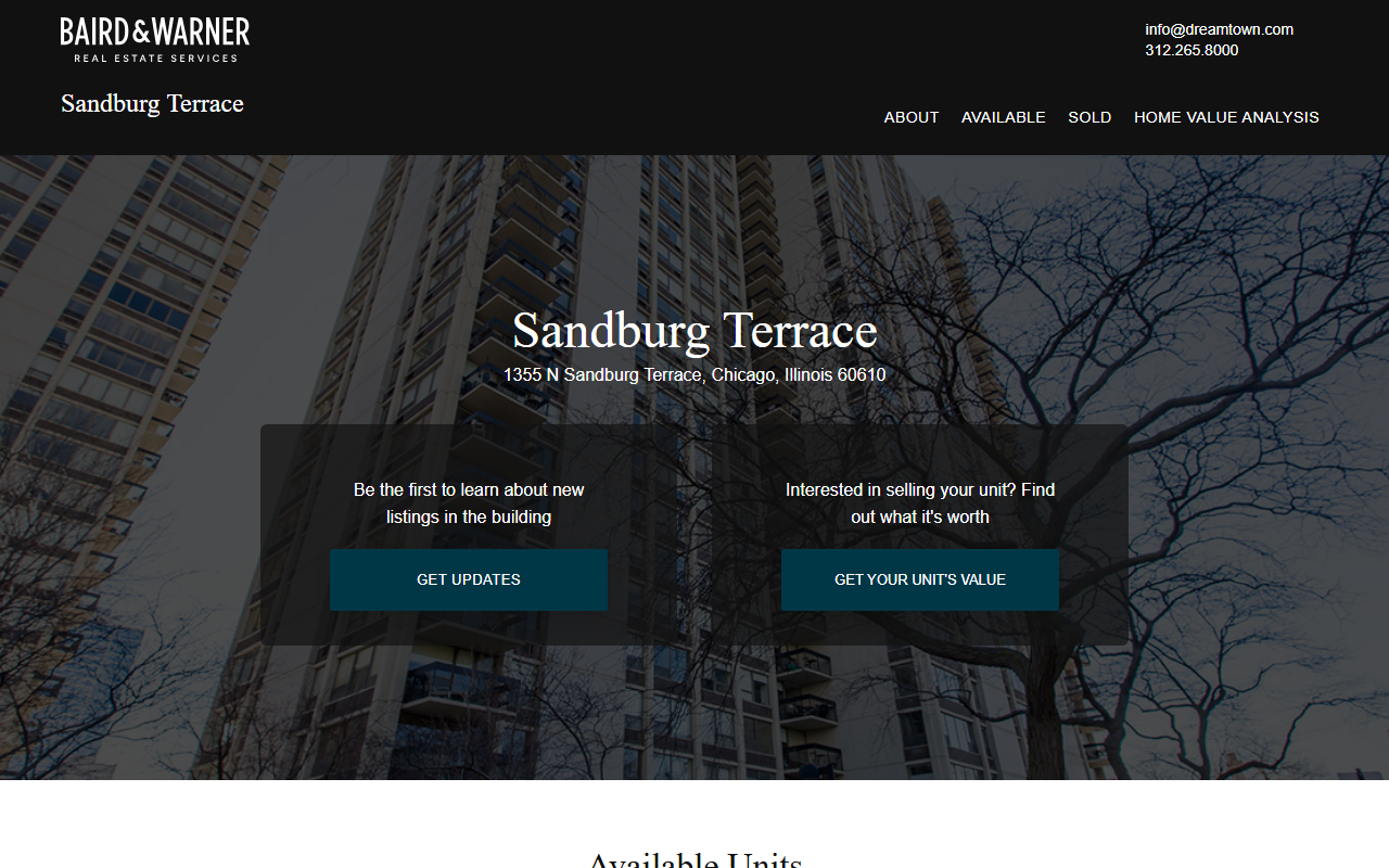 1360sandburg.com screenshot