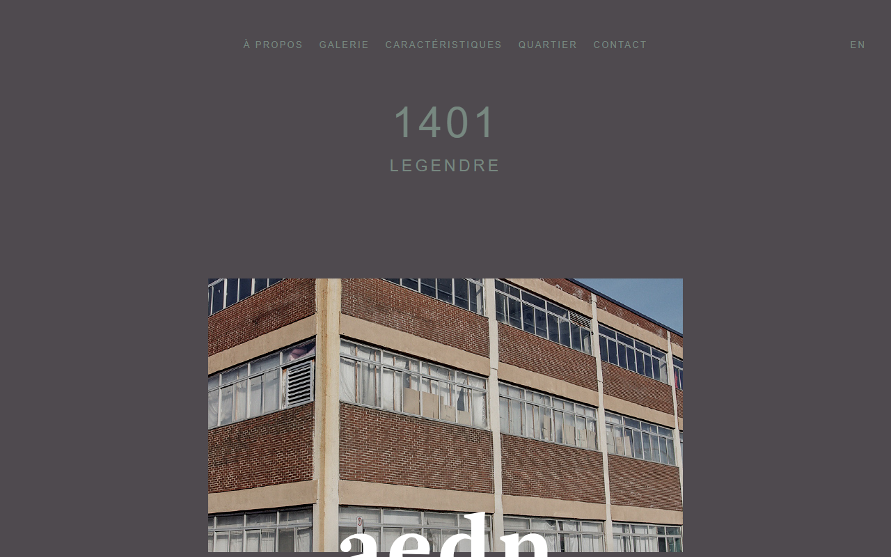 1401legendre.com screenshot