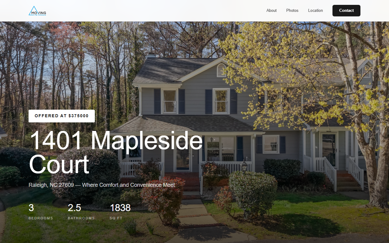 1401mapleside.com screenshot