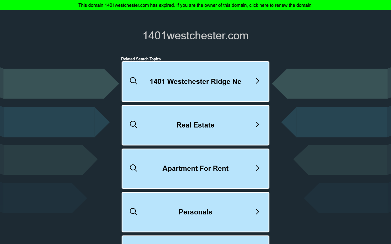 1401westchester.com screenshot