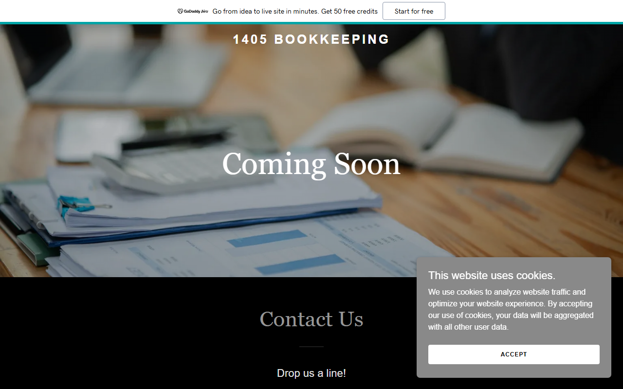 1405bookkeeping.com screenshot