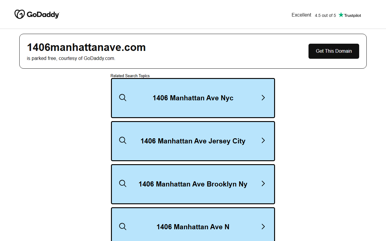 1406manhattanave.com screenshot