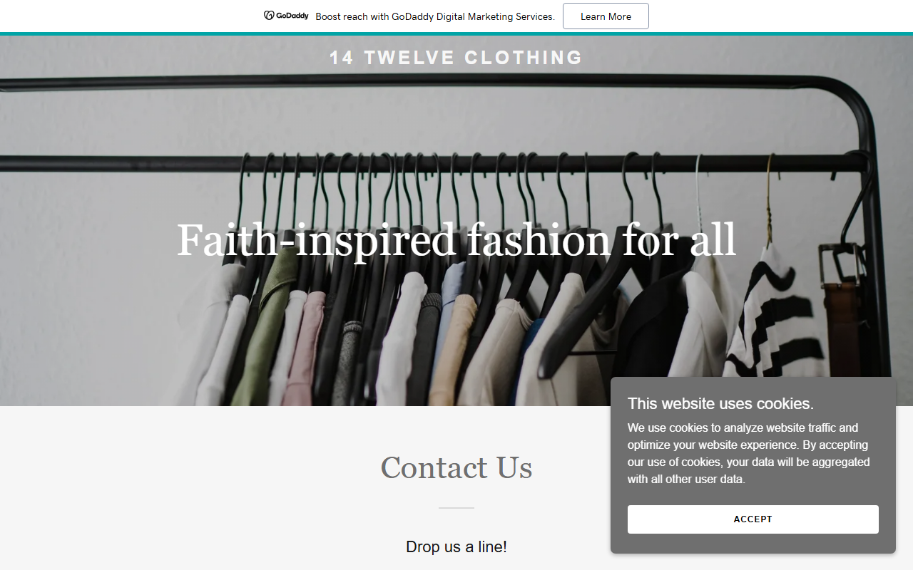 1412clothing.com screenshot