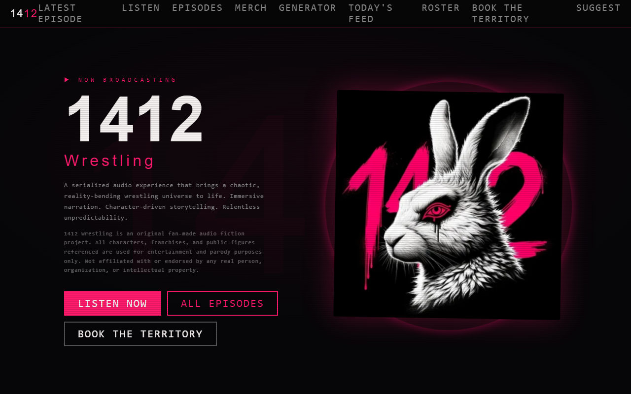 1412wrestling.com screenshot
