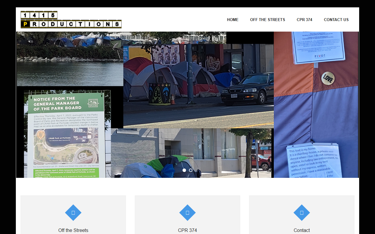 1415productions.com screenshot