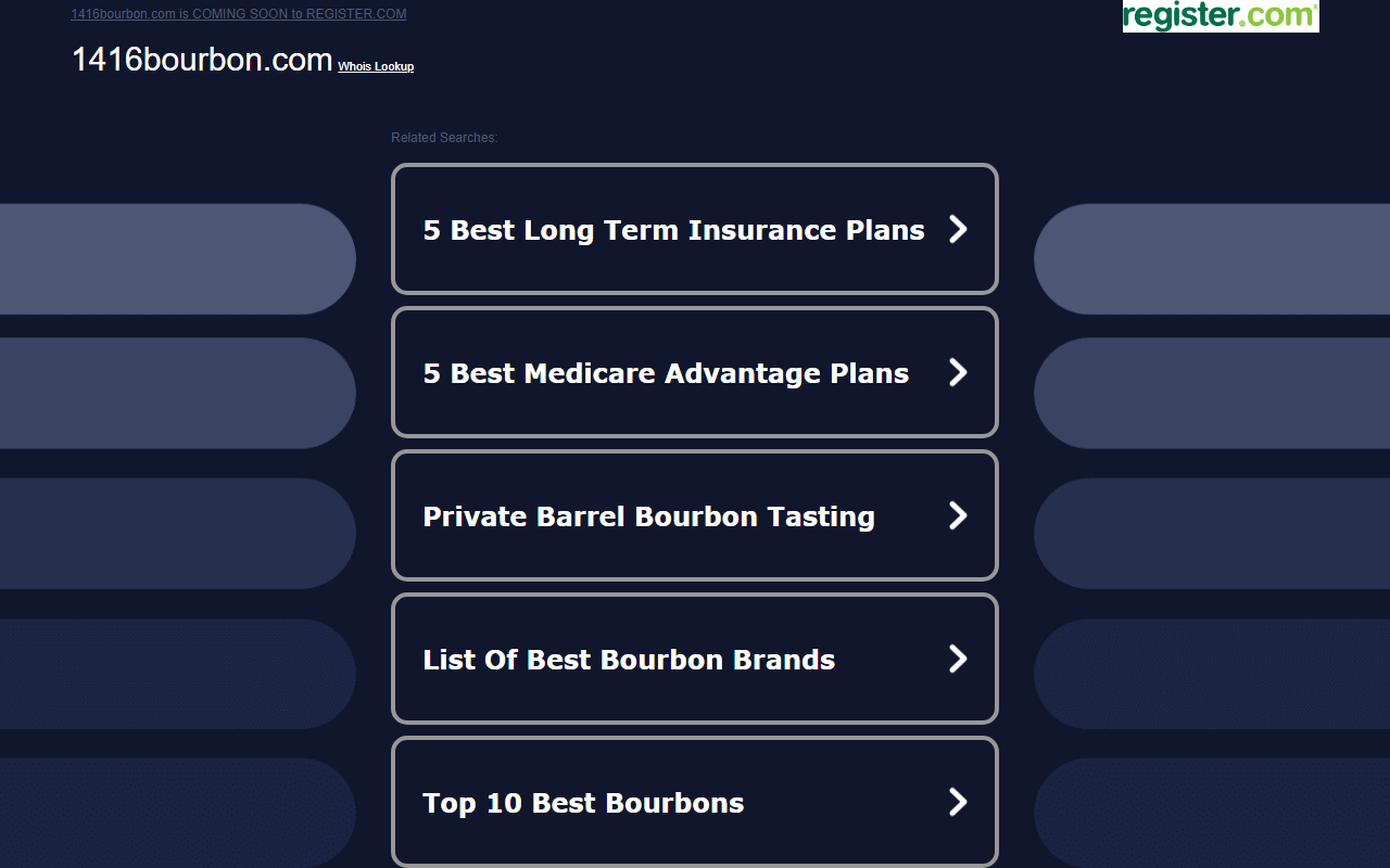 1416bourbon.com screenshot
