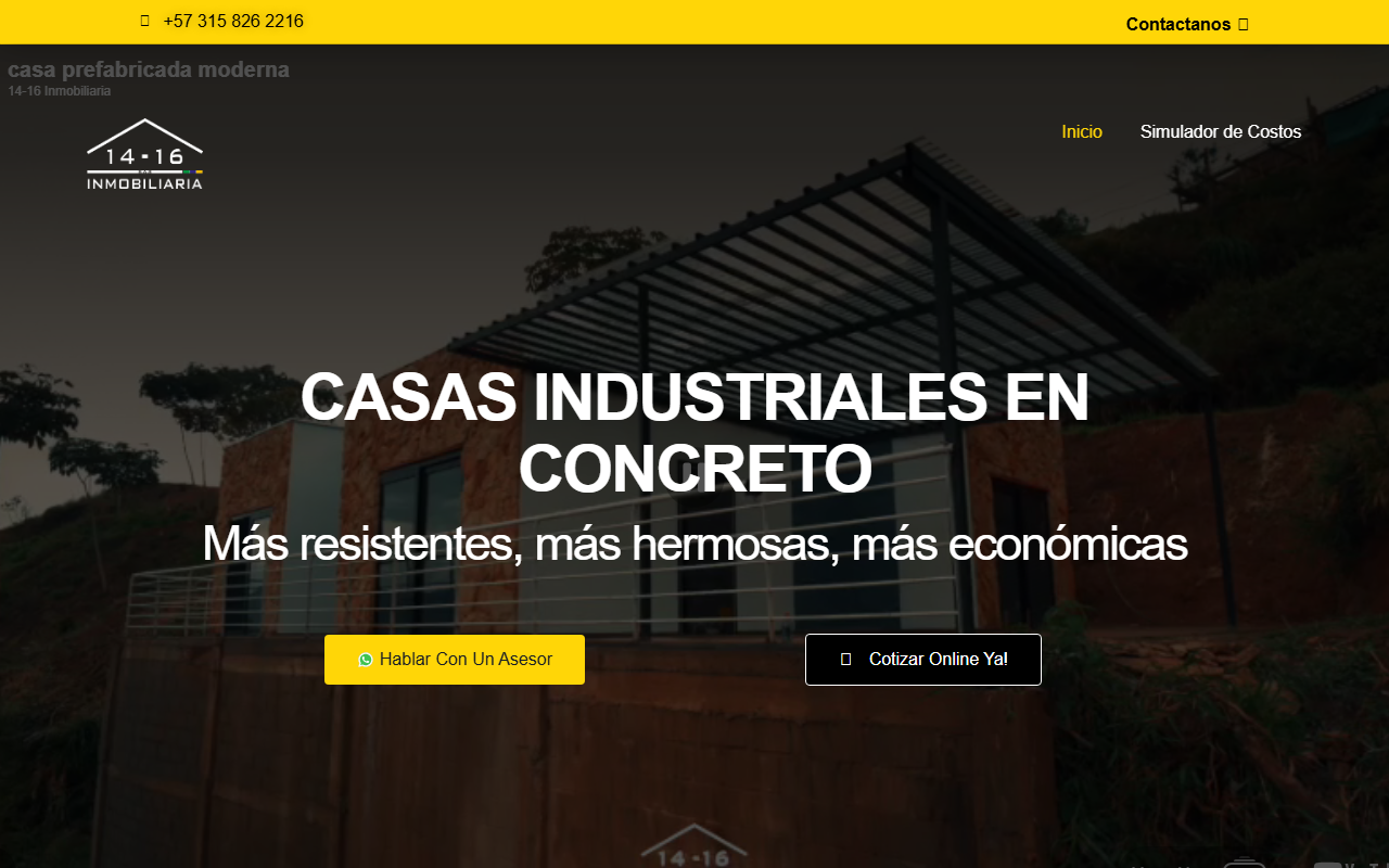 1416inmobiliaria.com screenshot