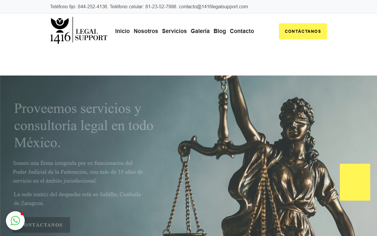 1416legalsupport.com screenshot