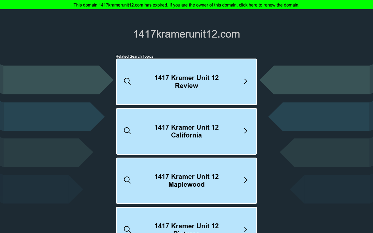 1417kramerunit12.com screenshot