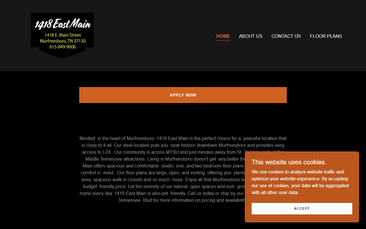 1418eastmain.com screenshot