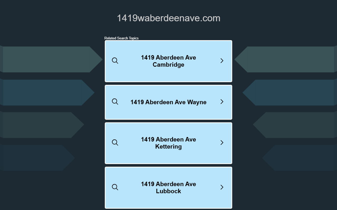 1419waberdeenave.com screenshot