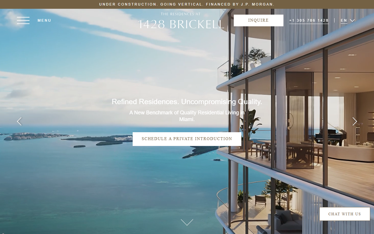 1428brickell.com screenshot