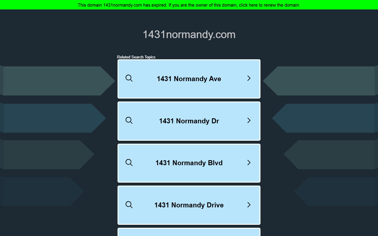 1431normandy.com screenshot