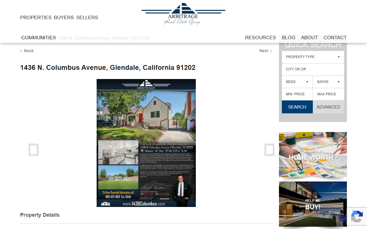 1436columbus.com screenshot