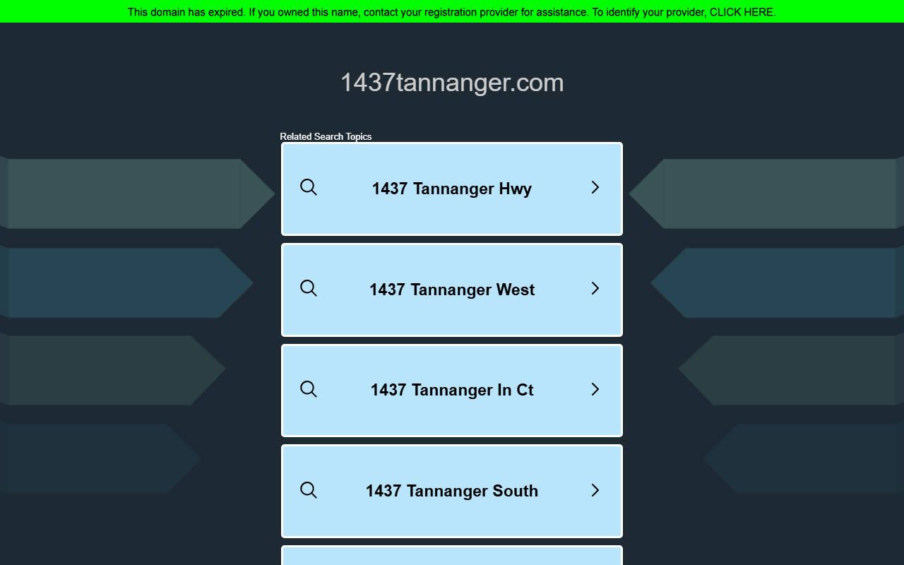 1437tannanger.com screenshot