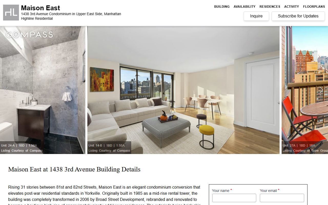 1438thirdavenue.com screenshot