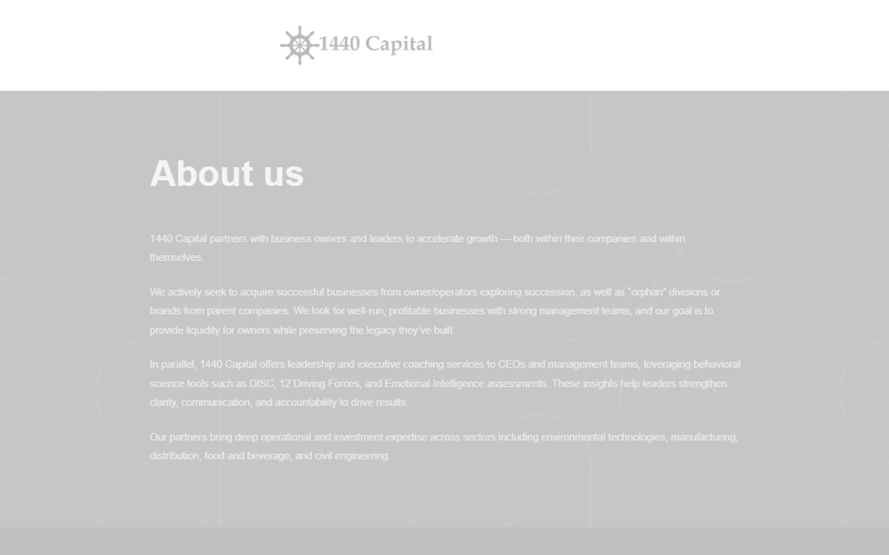 1440capital.com screenshot