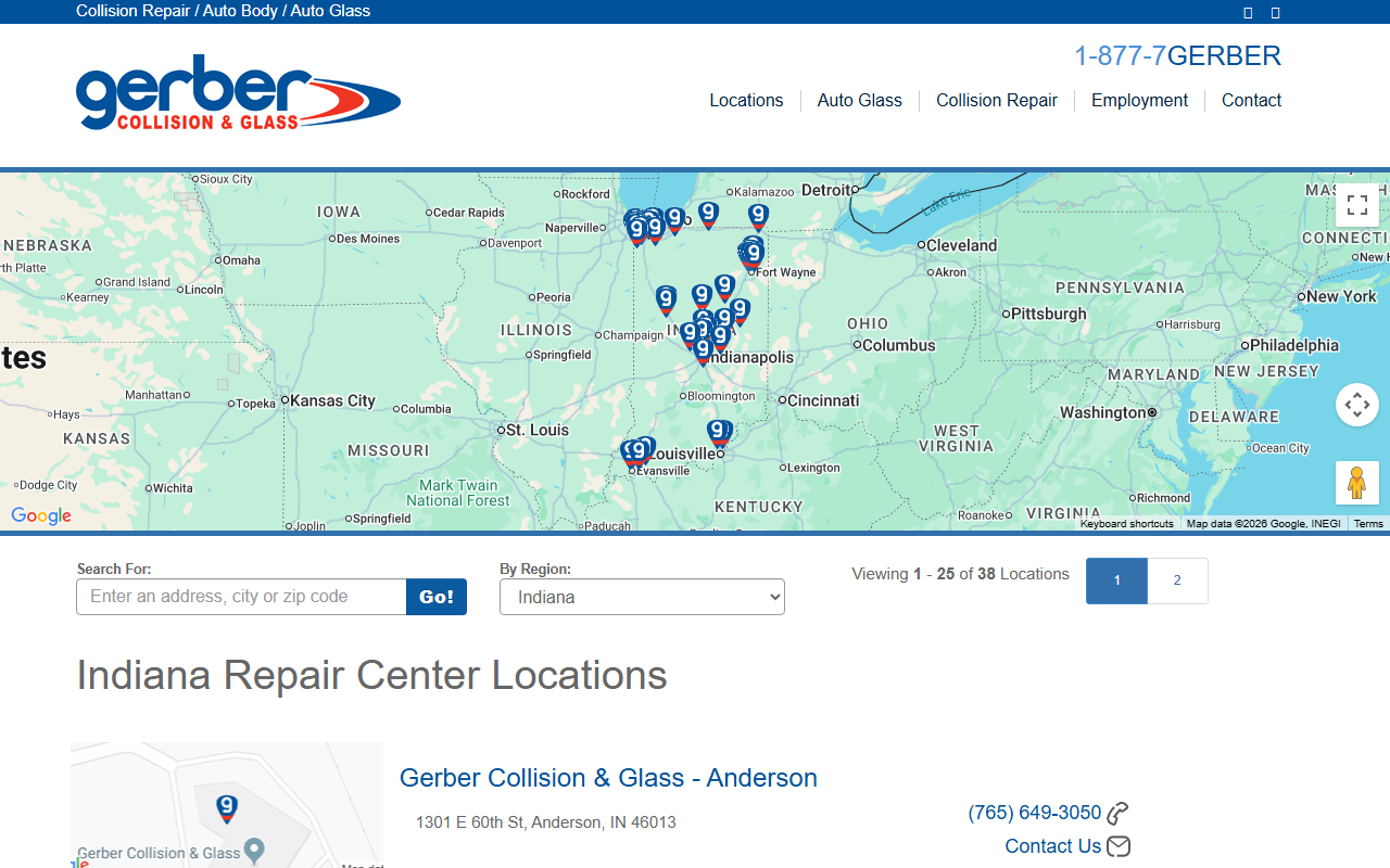 1469autobody.com screenshot