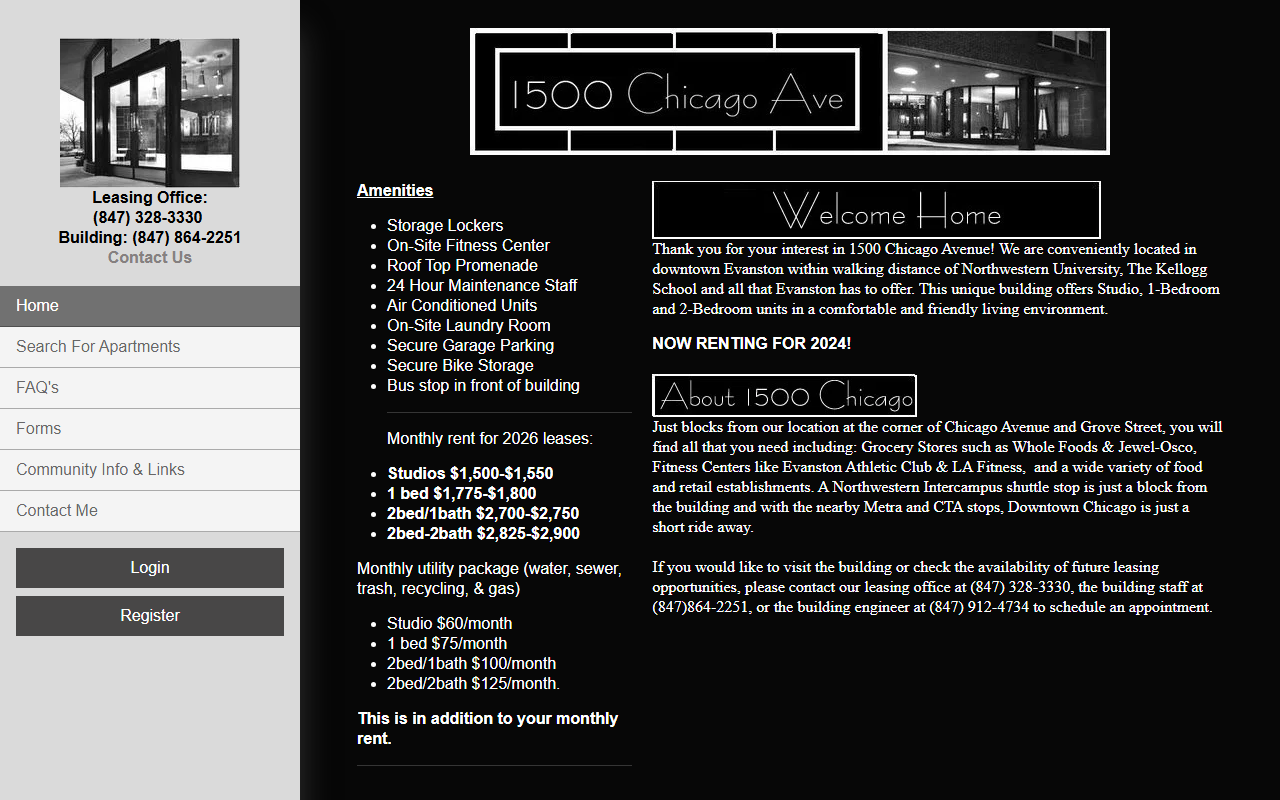 1500chicagoave.com screenshot
