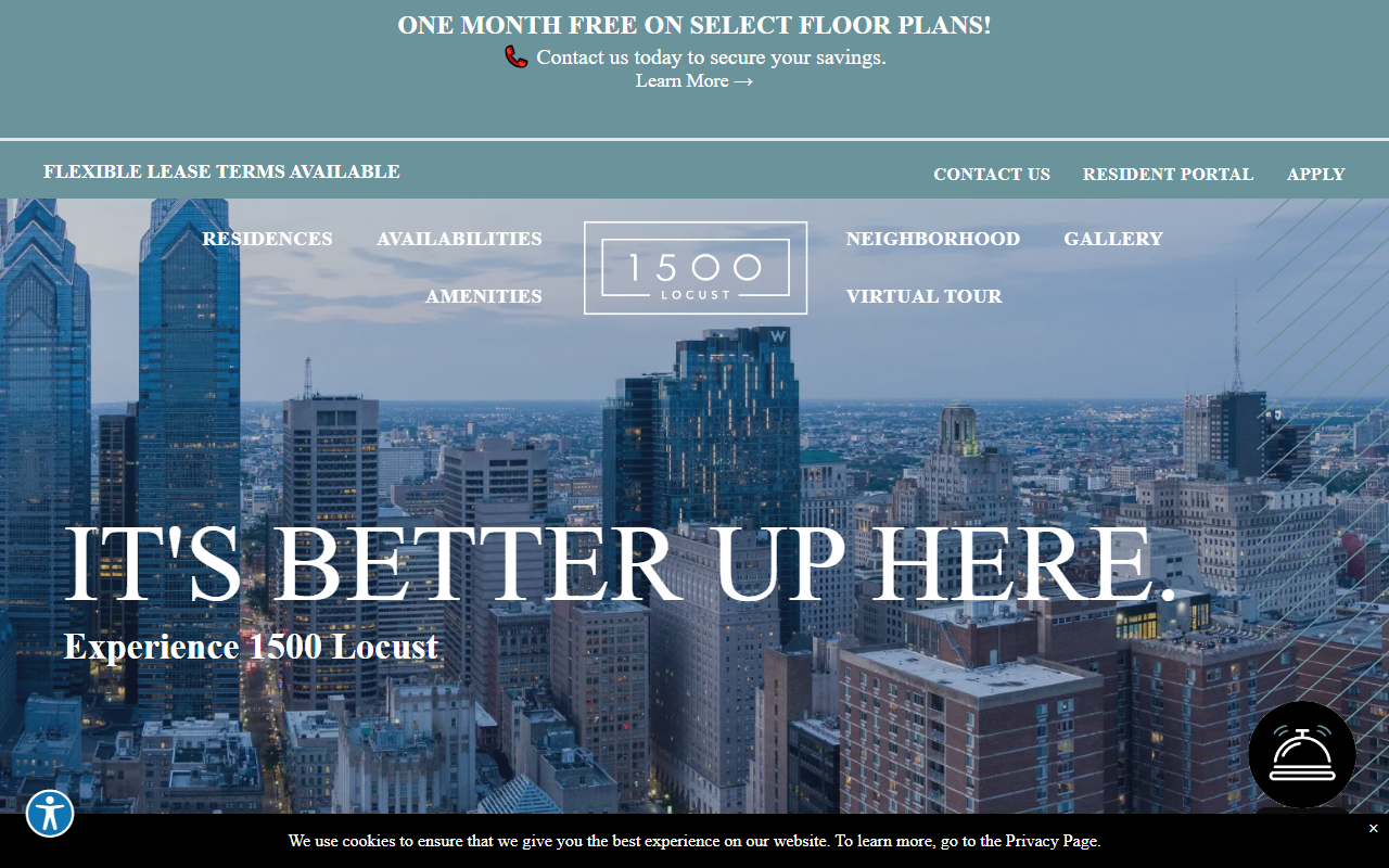 1500locustaptspa.com screenshot