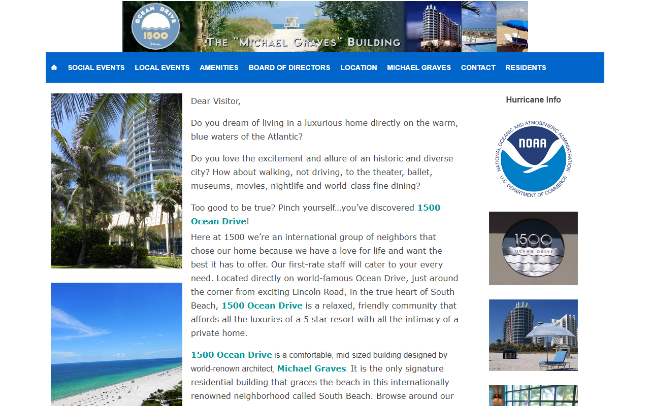 1500oceandrive.com screenshot