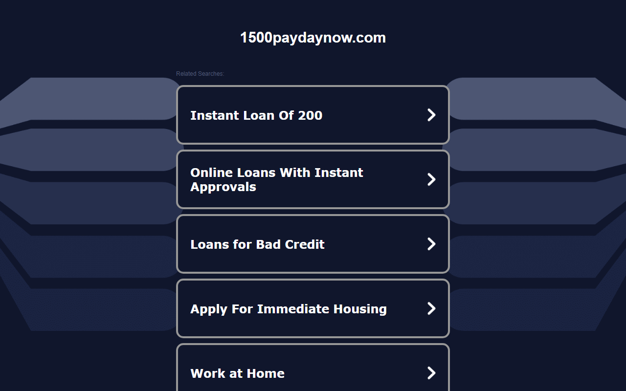 1500paydaynow.com screenshot