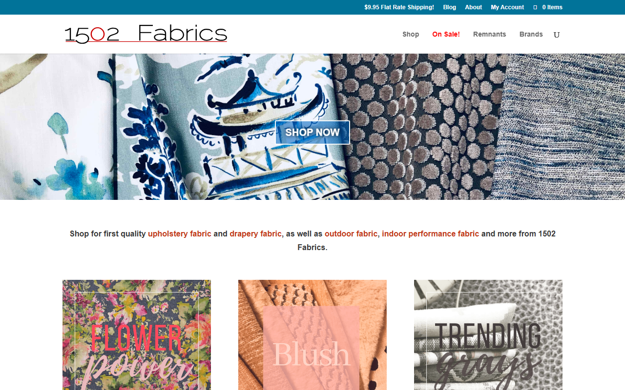 1502fabrics.com screenshot
