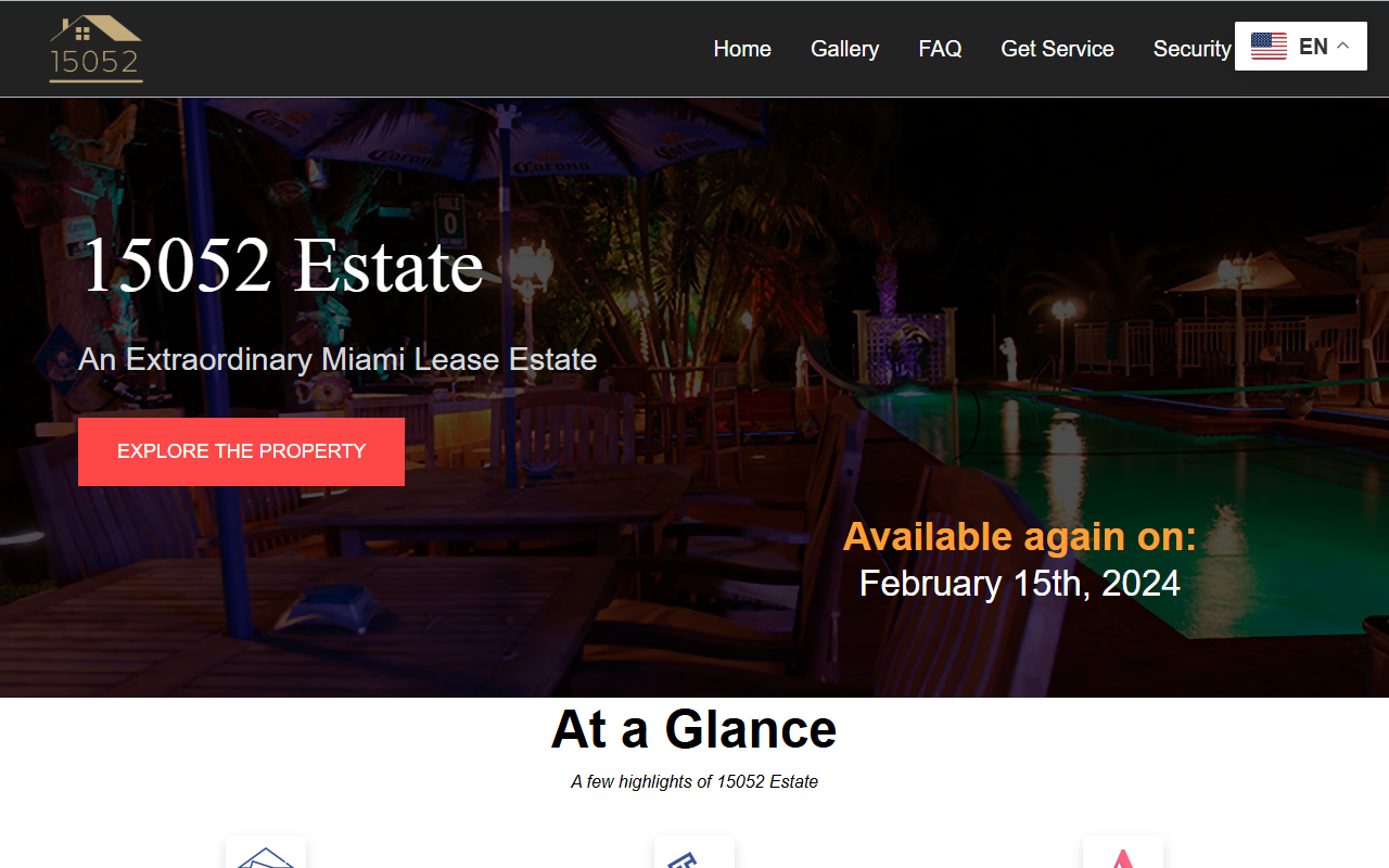 15052estate.com screenshot