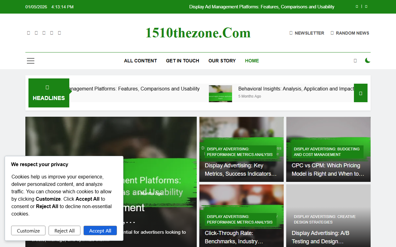 1510thezone.com screenshot