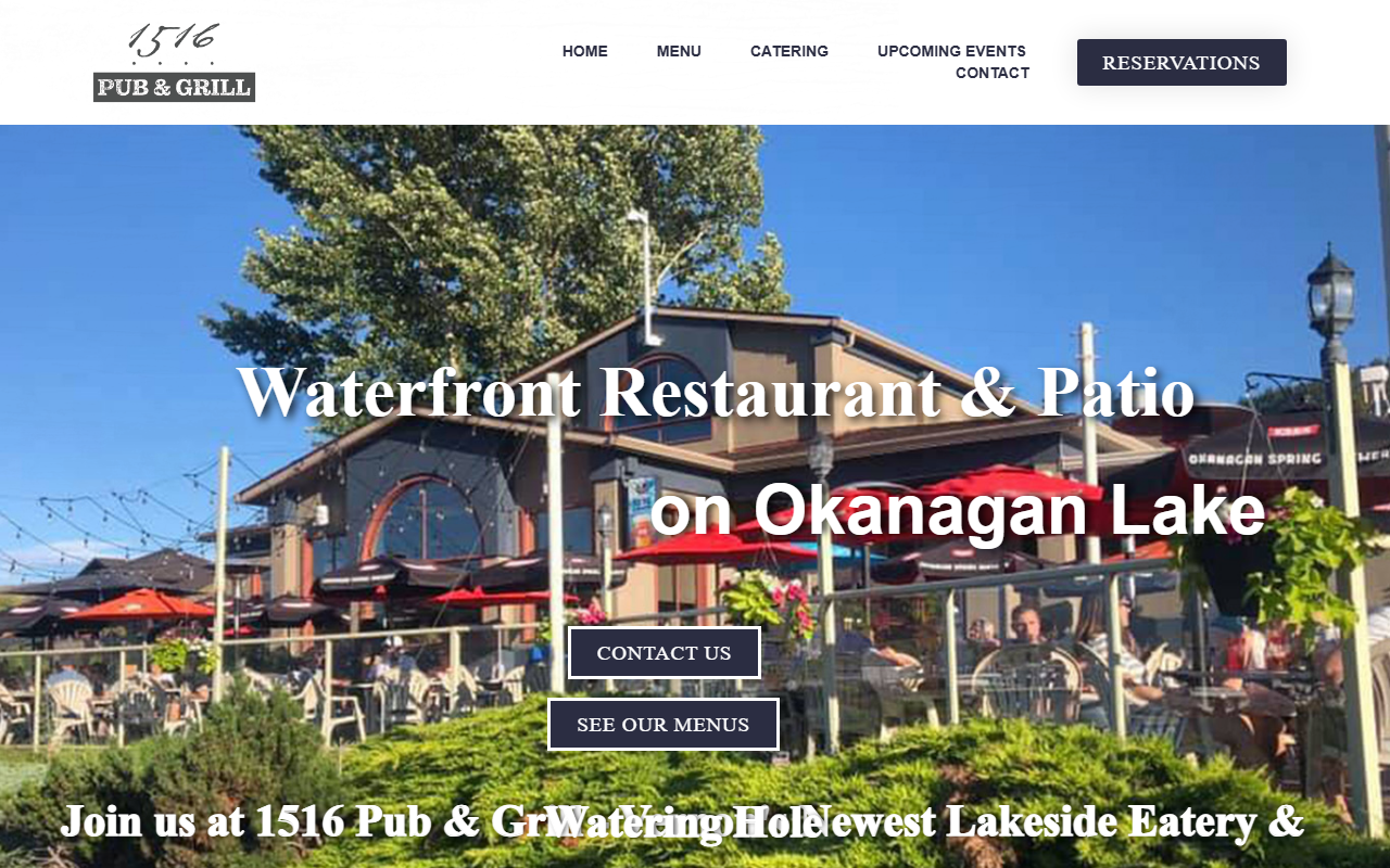 1516pubandgrill.com screenshot
