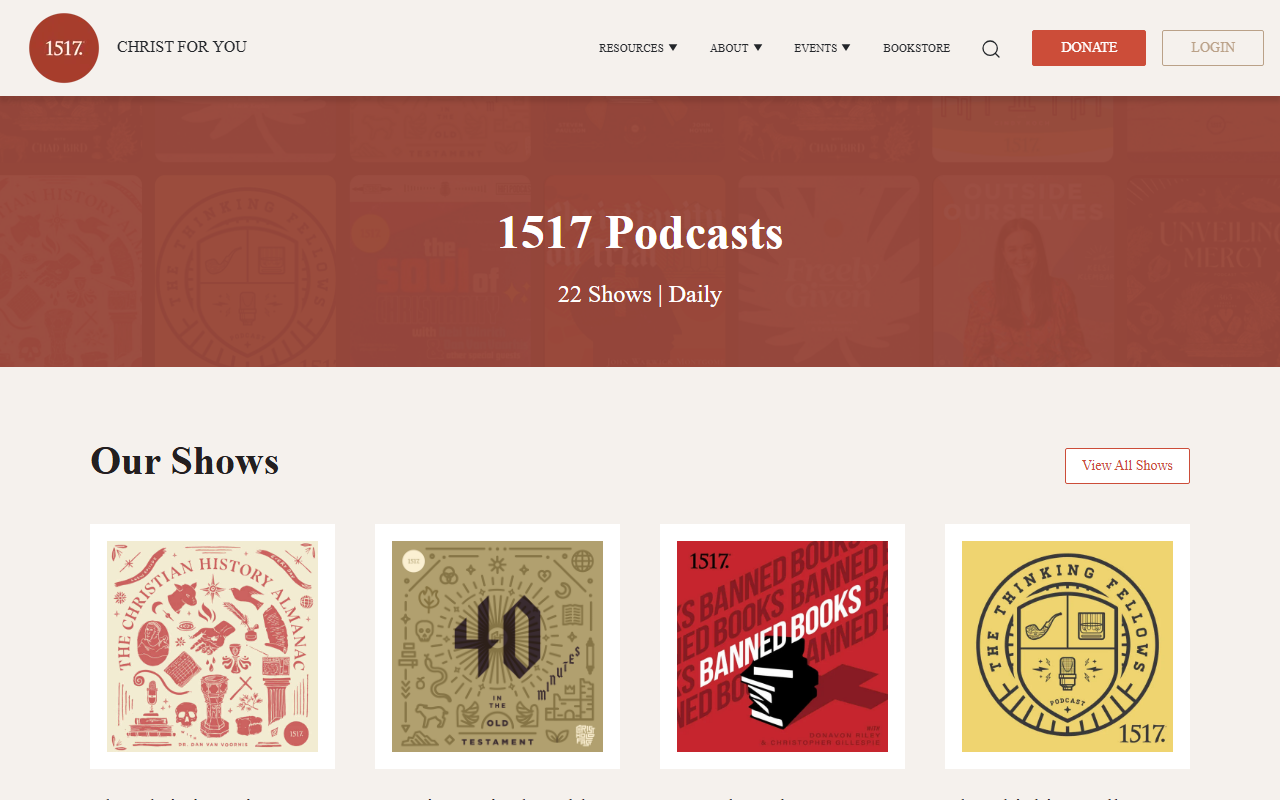 1517podcasts.com screenshot