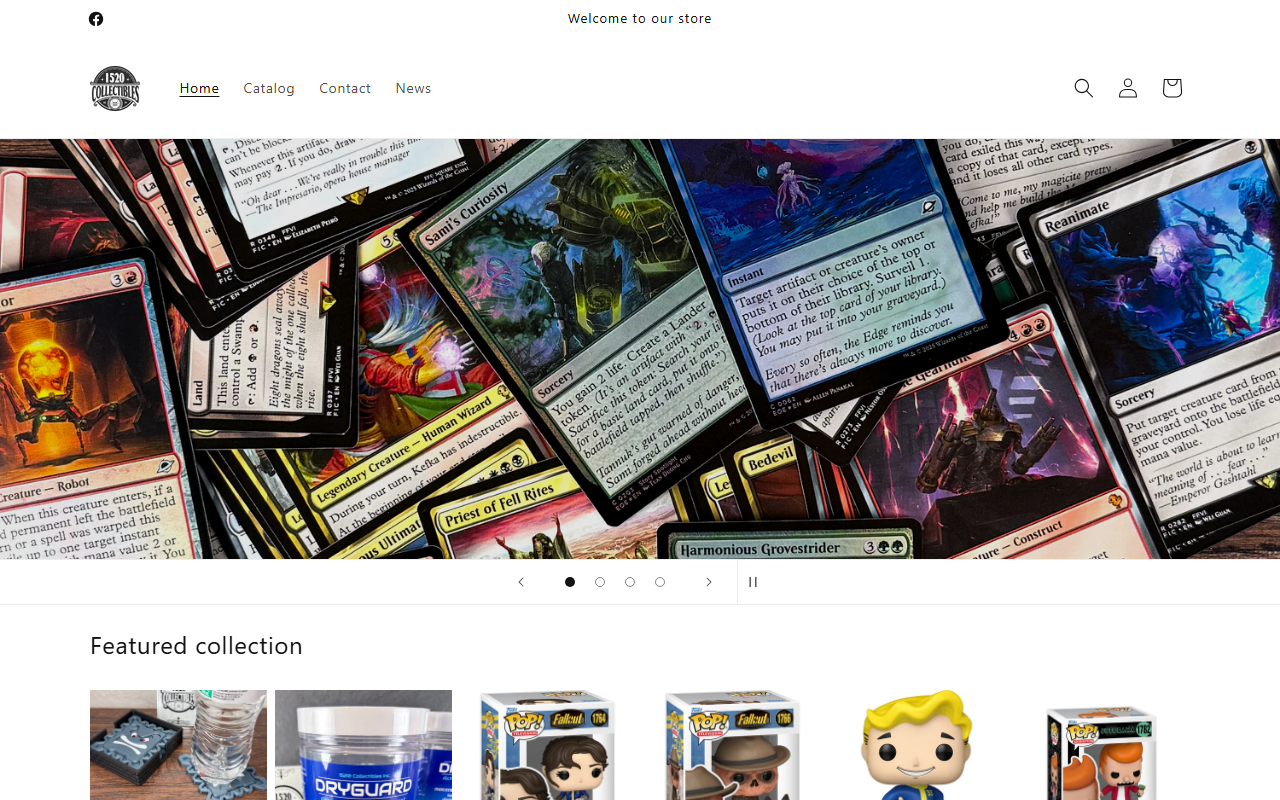 1520collectibles.com screenshot
