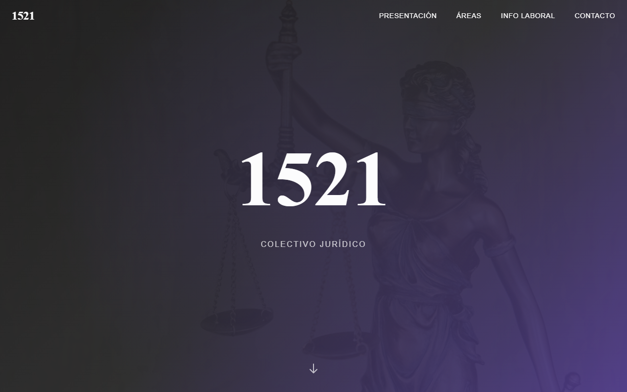 1521abogados.com screenshot