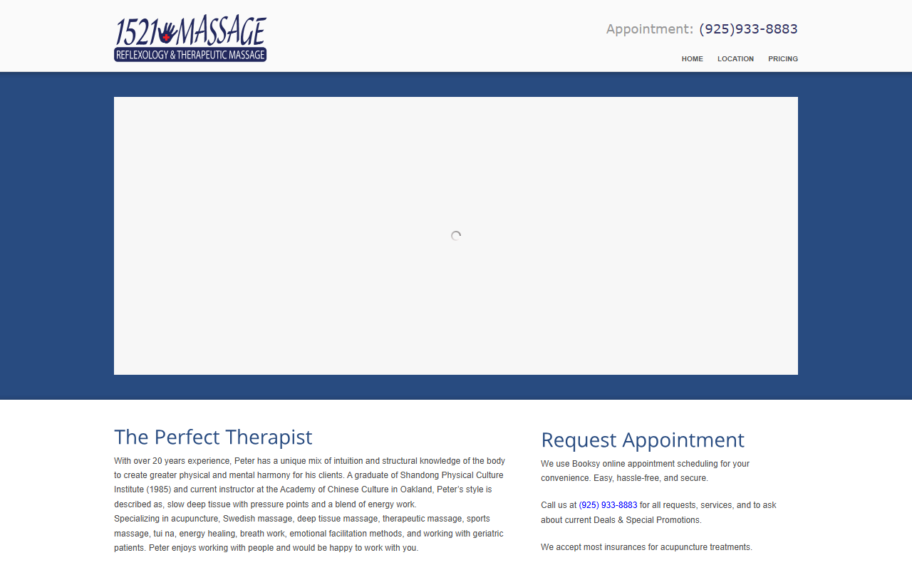 1521massage.com screenshot