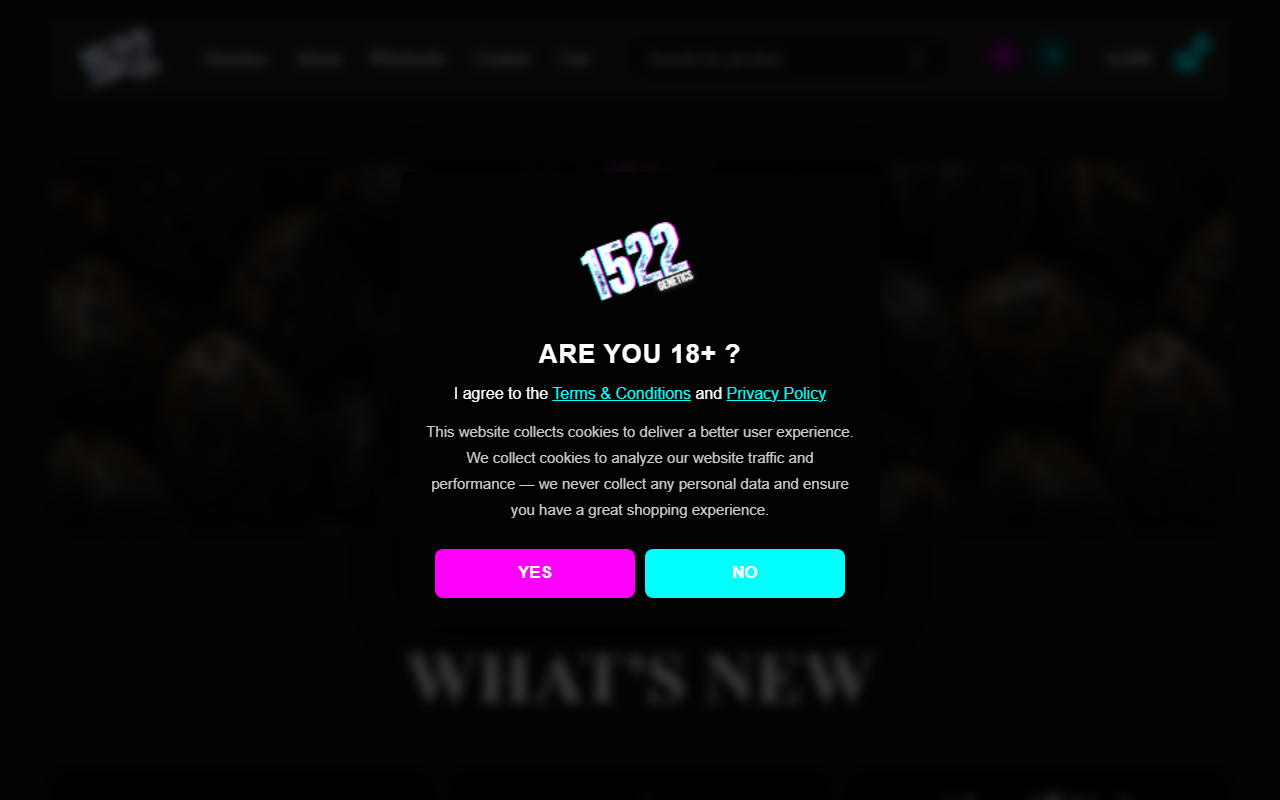 1522-genetics.com screenshot
