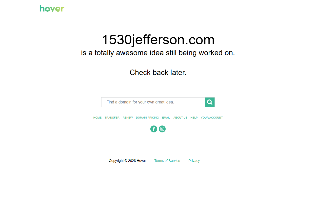 1530jefferson.com screenshot