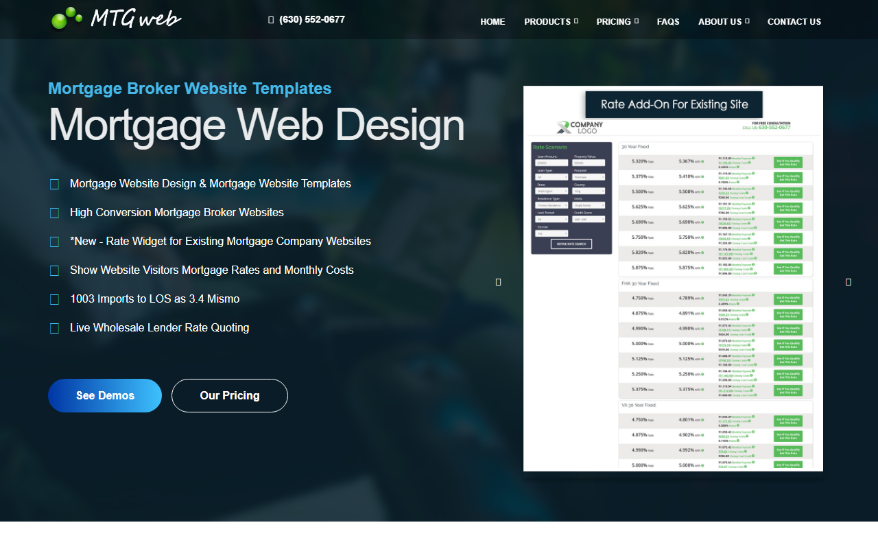 1530mortgage.com screenshot