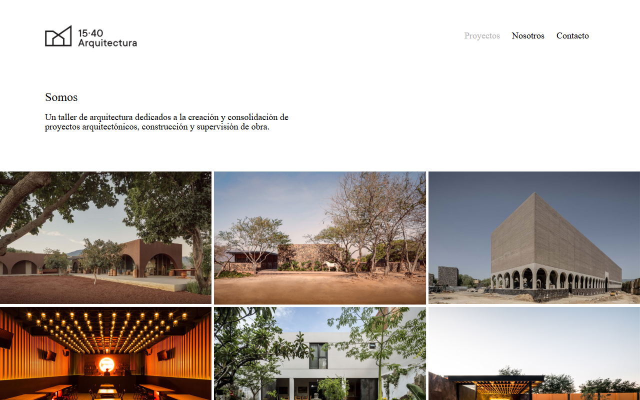 1540arquitectura.com screenshot