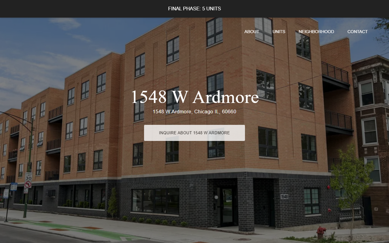 1548wardmore.com screenshot