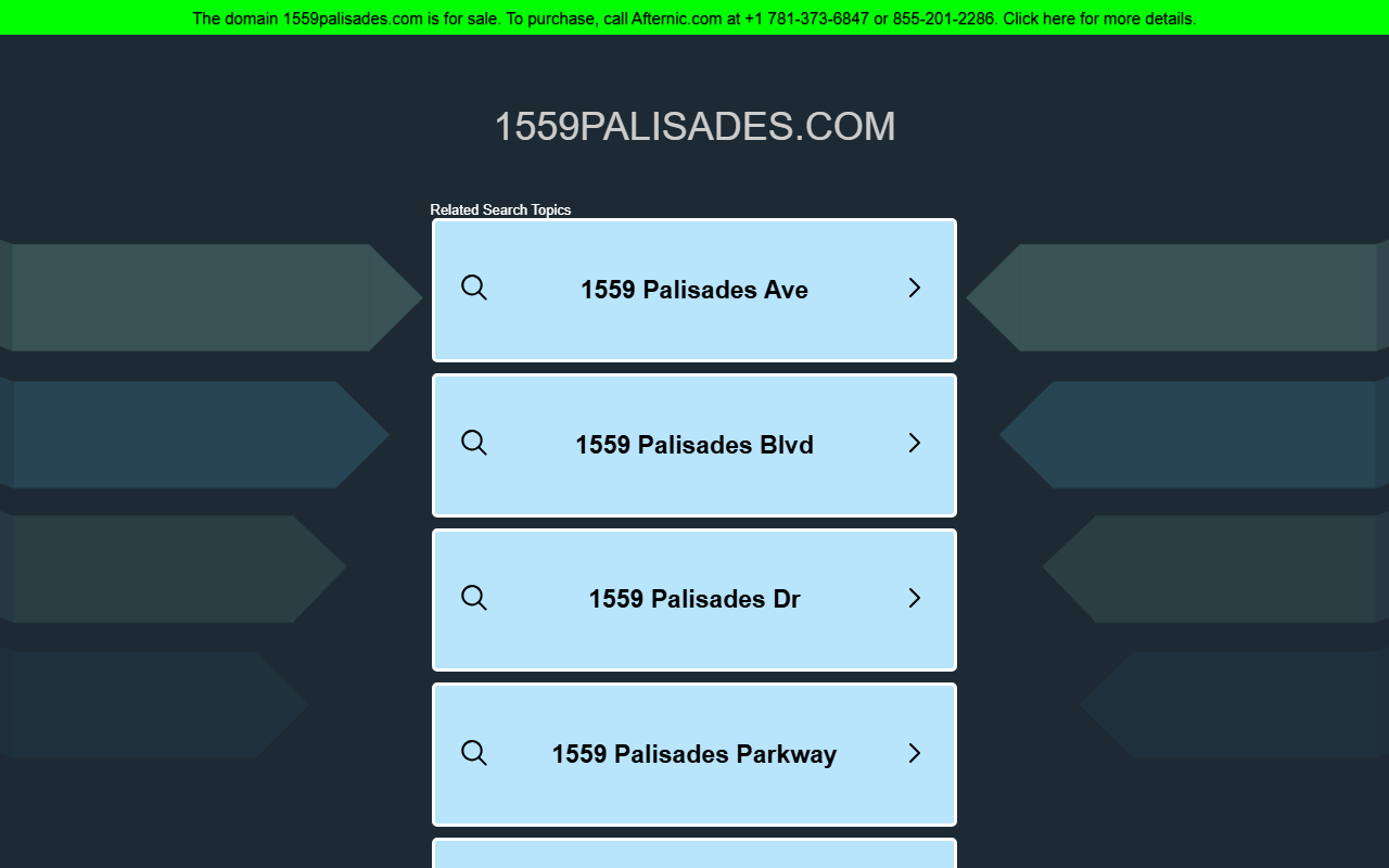 1559palisades.com screenshot