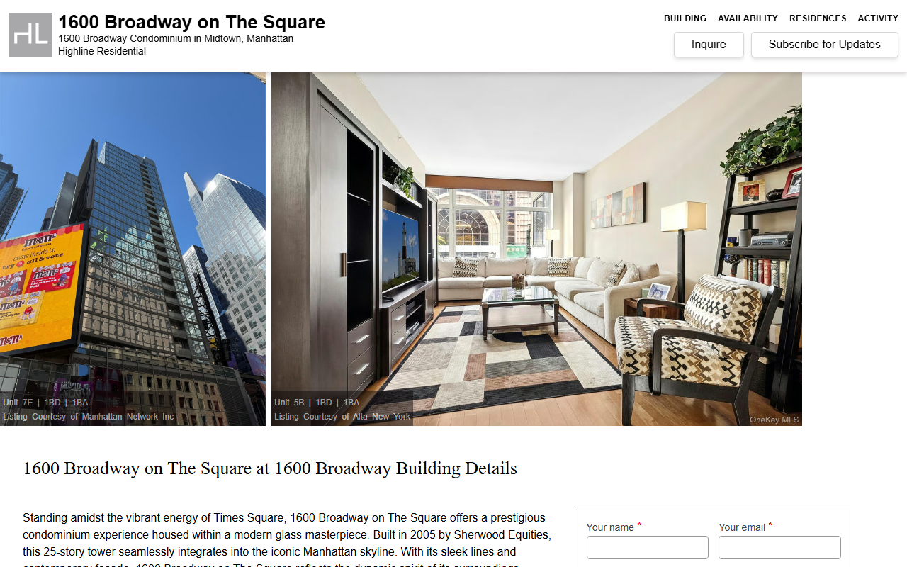 1600broadwaynyc.com screenshot