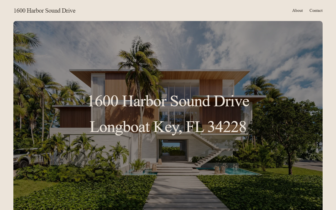 1600harborsound.com screenshot