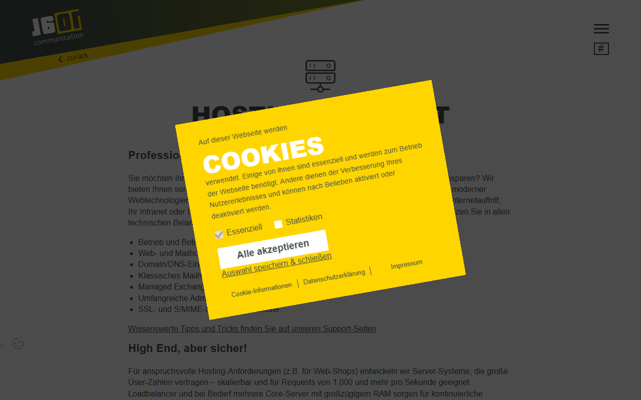 1601-hosting.com screenshot