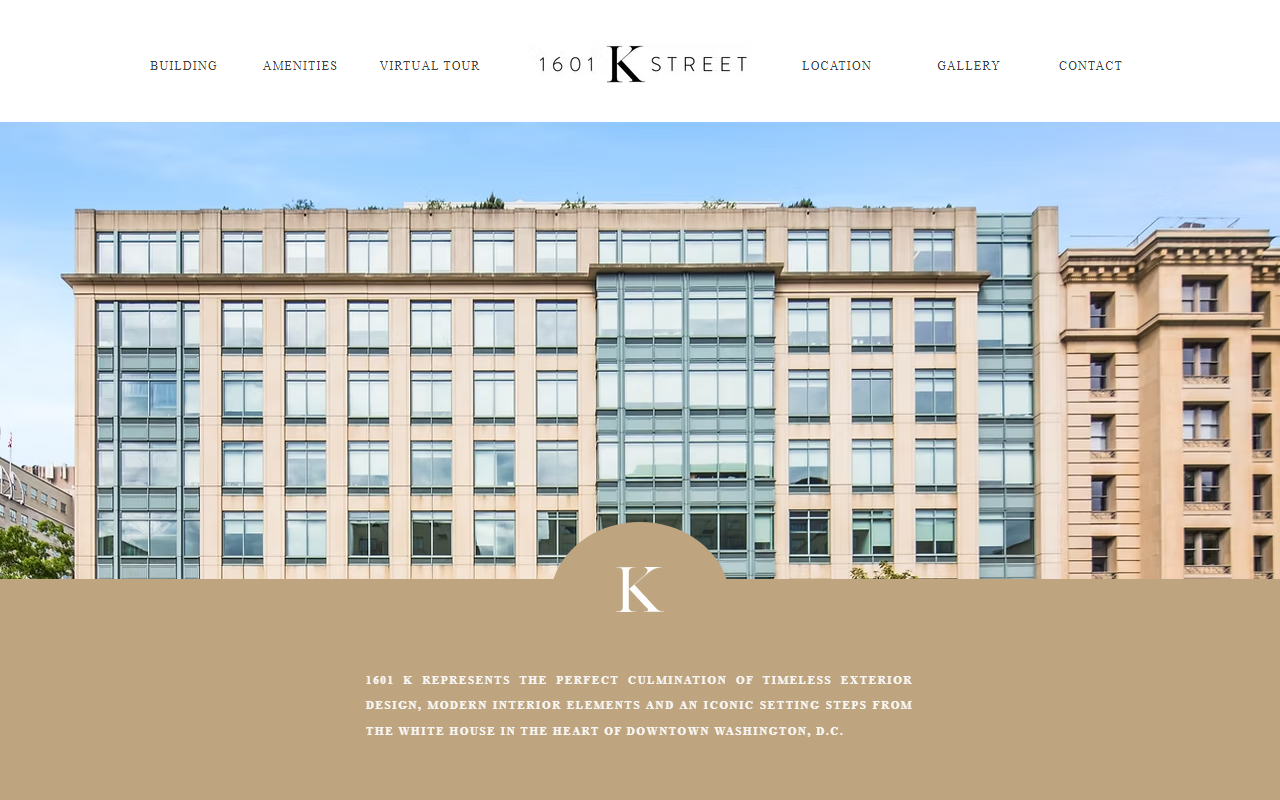 1601kstreet.com screenshot