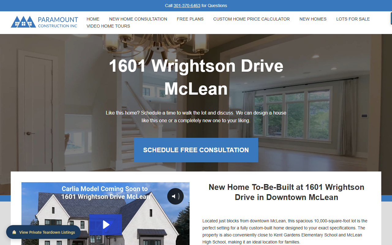 1601wrightson.com screenshot