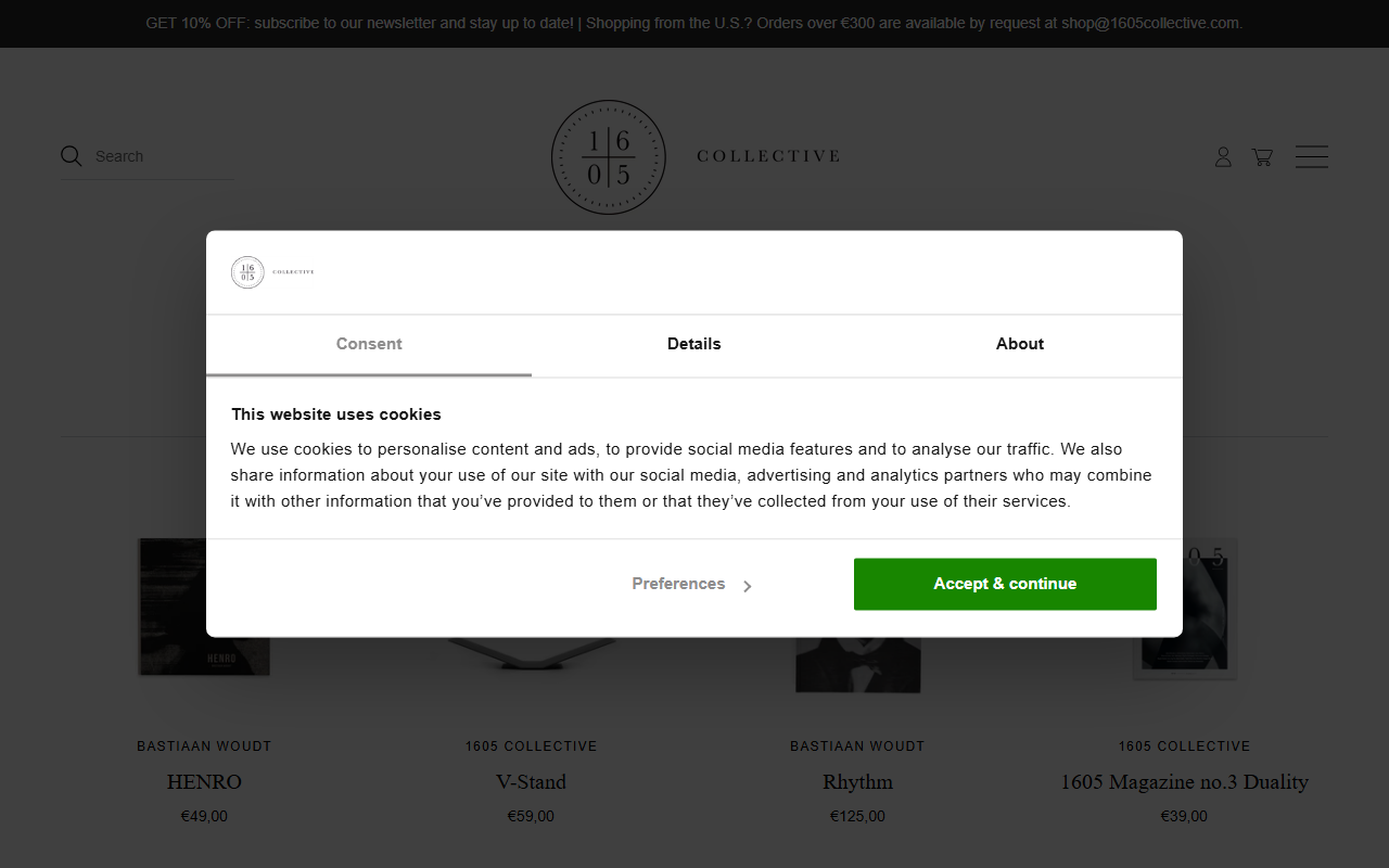 1605publishers.com screenshot