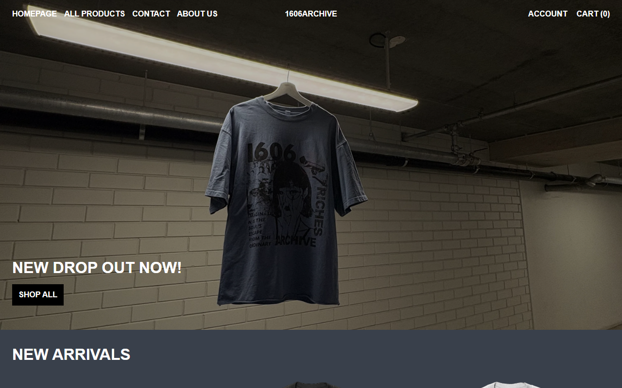 1606archive.com screenshot
