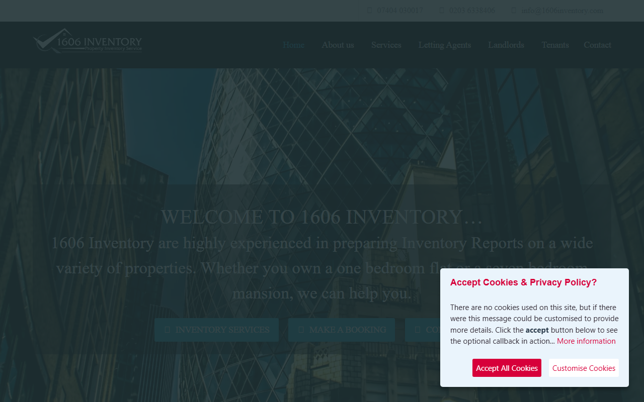 1606inventory.com screenshot