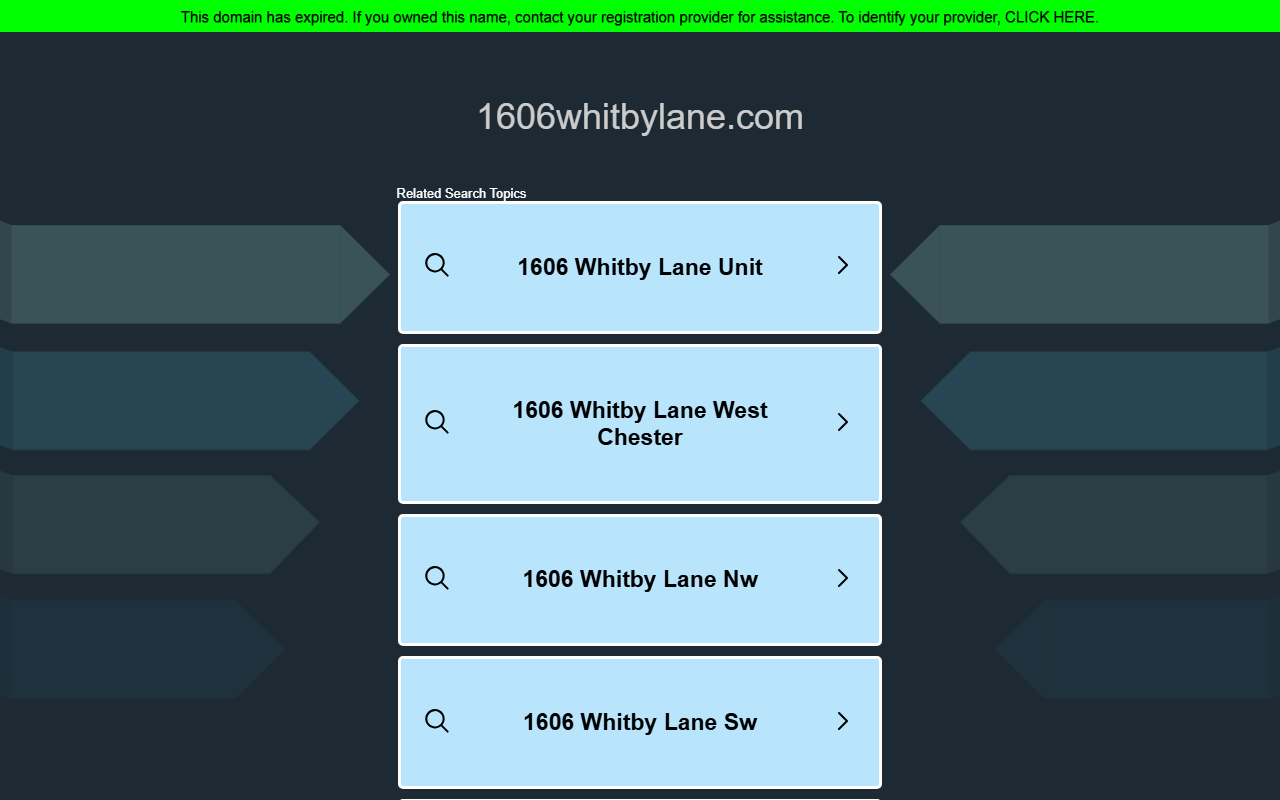 1606whitbylane.com screenshot