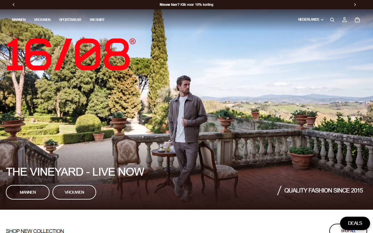 1608streetwear.com screenshot